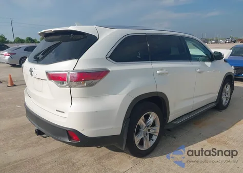 2015 Toyota Highlander Limited V6 from USA, damaged, VIN 5TDYKRFH0FS073079